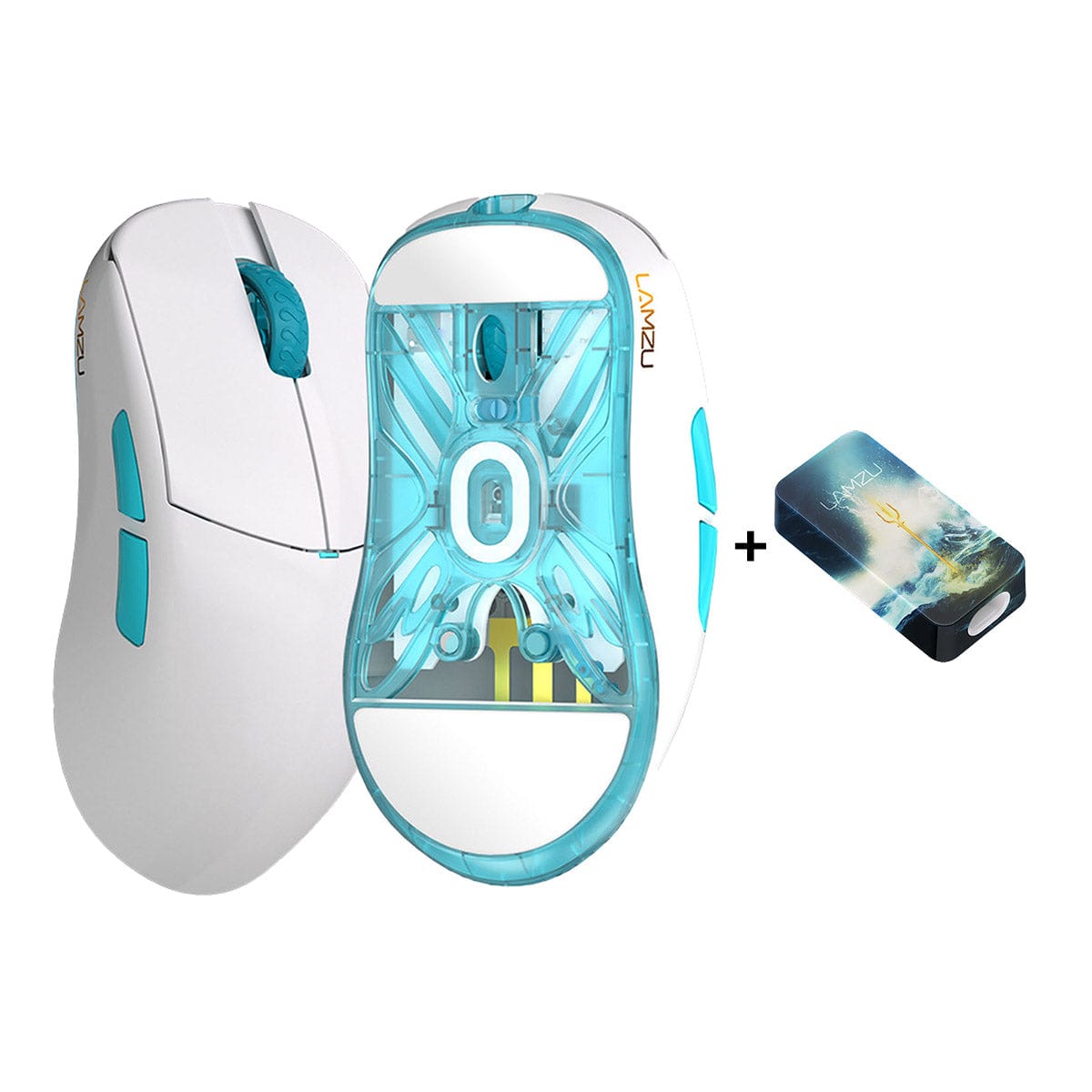 Bundle chuột + Dongle 4KHz - Lamzu Atlantis OG V2 4K/Pro (White