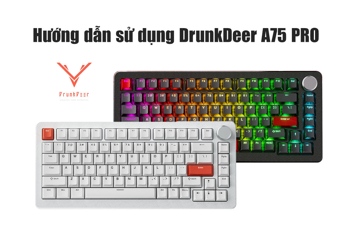 Hướng dẫn sử dụng DrunkDeer A75 Pro