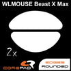 Feet chuột PTFE Corepad Skatez PRO WLmouse BEAST X MAX Wireless (2 bộ)