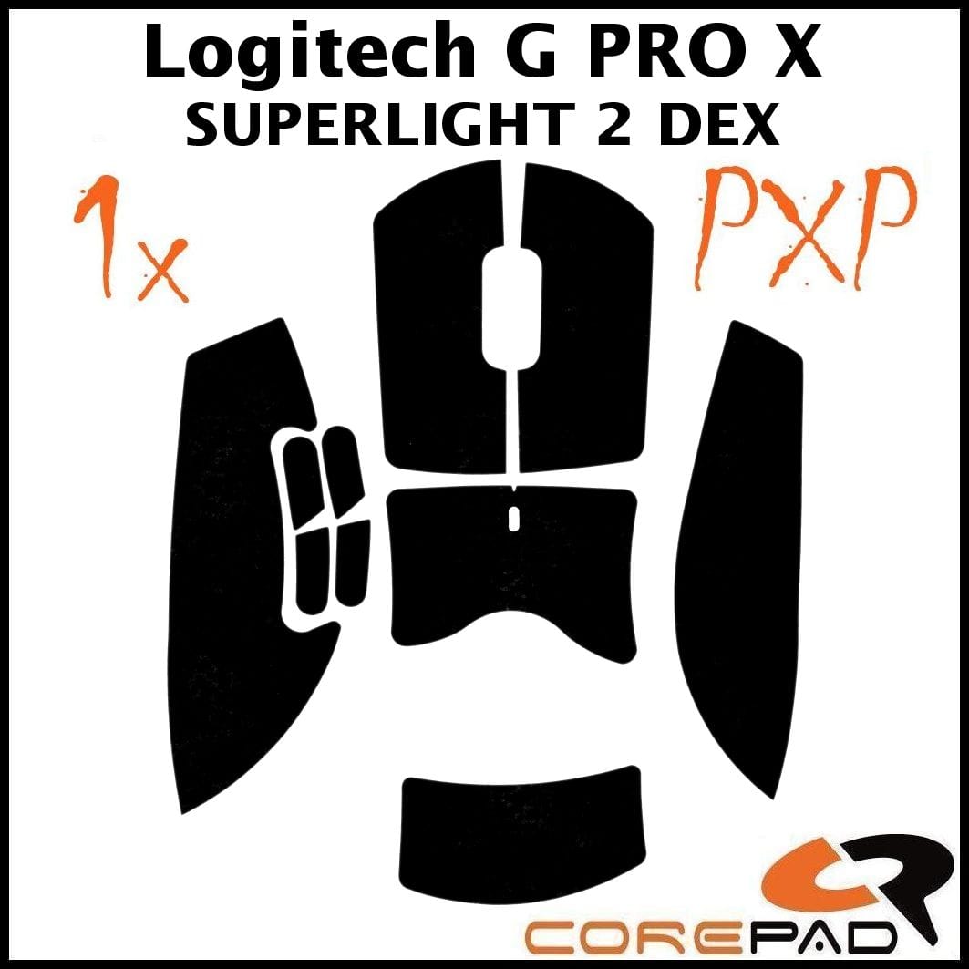 Bộ grip tape Corepad PXP Grips Logitech G PRO X SUPERLIGHT 2 DEX.