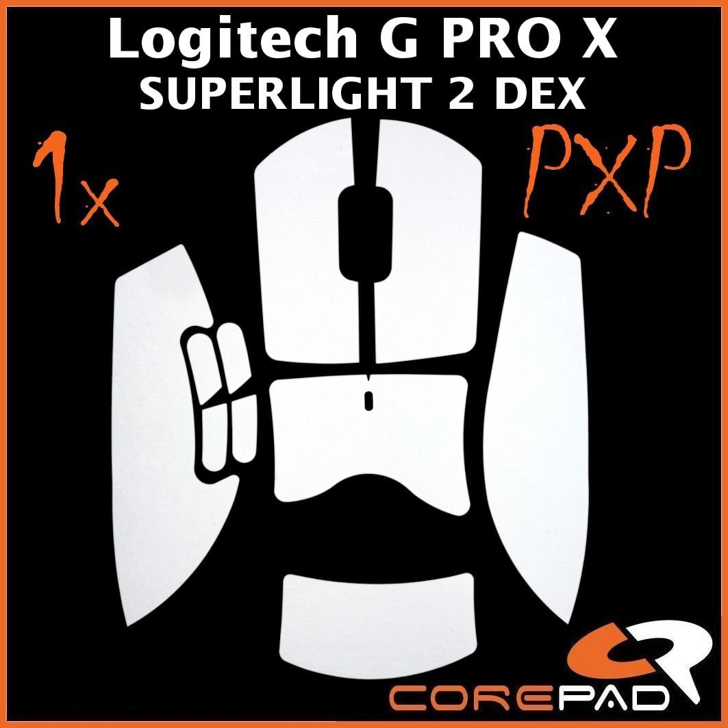 Bộ grip tape Corepad PXP Grips Logitech G PRO X SUPERLIGHT 2 DEX.