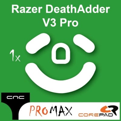 Feet chuột PTFE Corepad CNC milled Skatez PRO MAX Razer DeathAdder V3 PRO / Razer DeathAdder V3 (1 bộ).