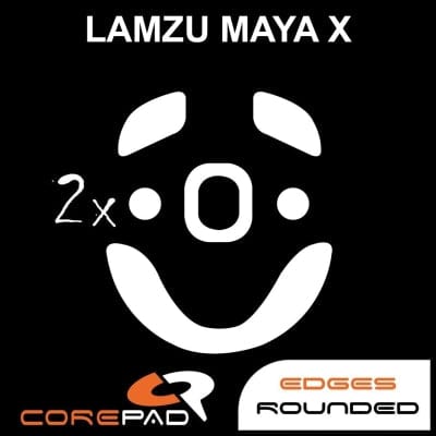 Feet chuột PTFE Corepad Skatez PRO Lamzu Maya X 8K (2 bộ)