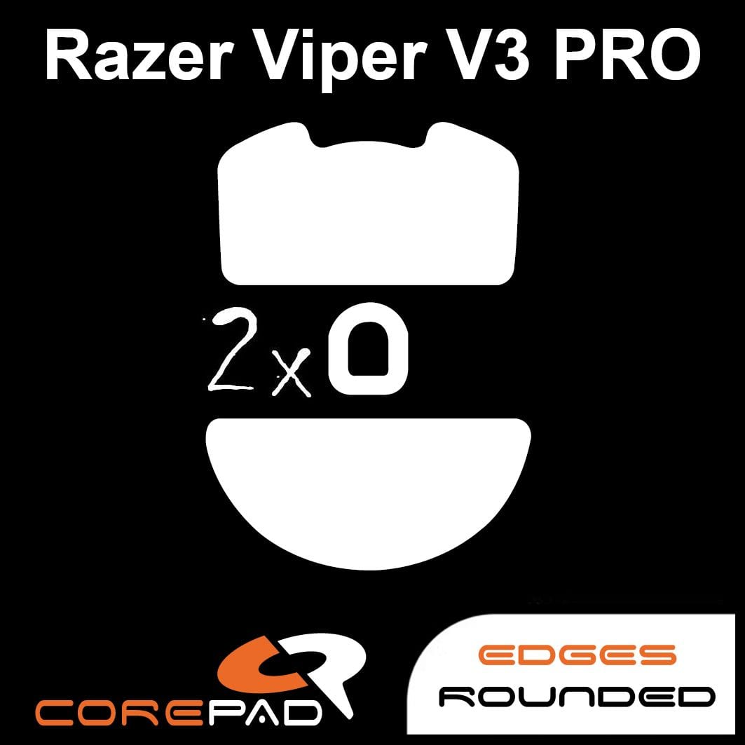 Feet chuột PTFE Corepad Skatez PRO Razer Viper V3 Pro (2 bộ)