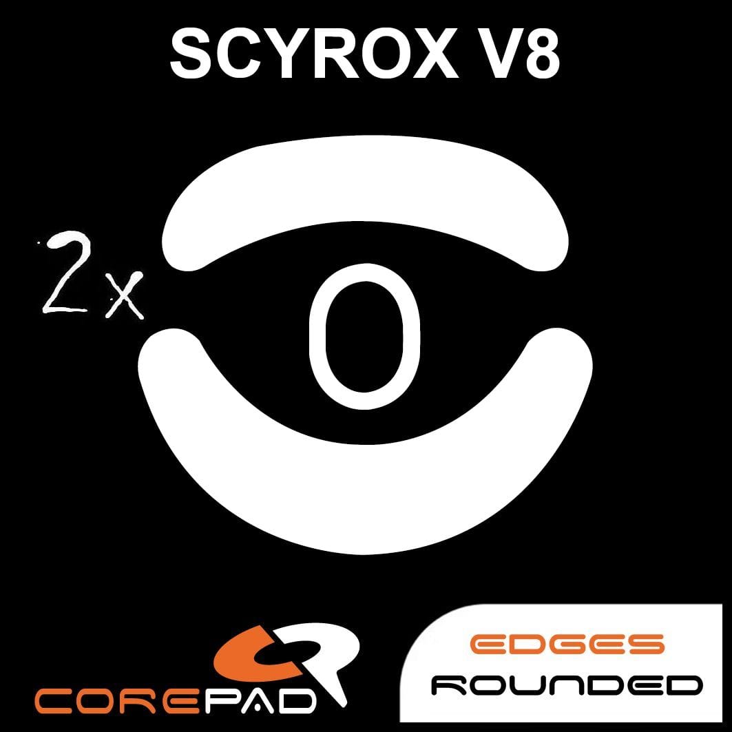 Feet chuột PTFE Corepad Skatez PRO Scyrox V8 Superlight 8K Wireless (2 bộ).