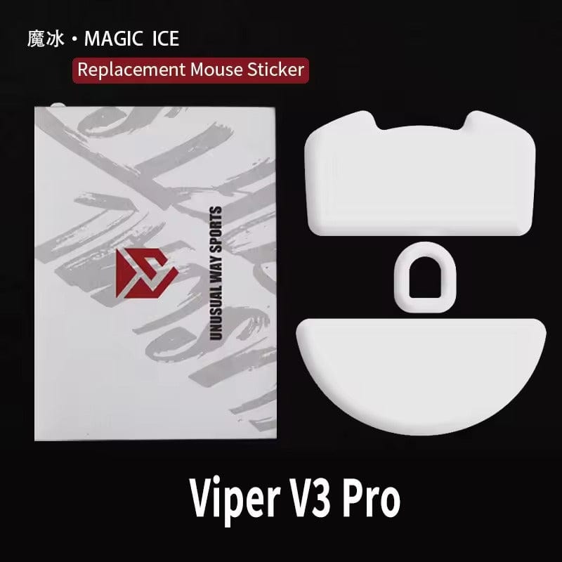 Feet chuột PTFE Unusual Way Sport Magic Ice - Razer Viper V3 Pro (1 bộ).