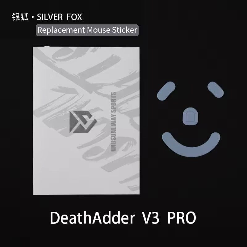 Feet chuột PTFE Unusual Way Sport Silver Fox - Razer DeathAdder V3 Pro (1 bộ)