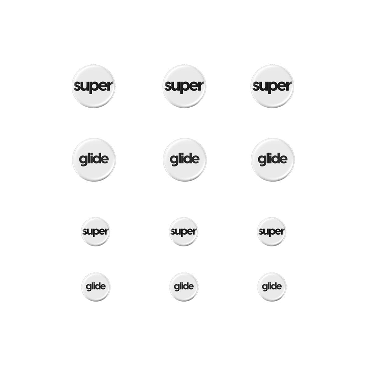 Feet chuột Pulsar Superglide (Type-C) Universal Dot 6mm + 9mm (12pcs).