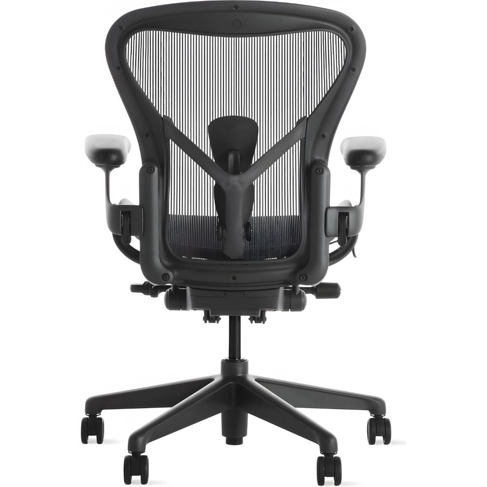 Ghế công thái học Herman Miller Aeron Remastered - Đen Graphite - Hàng xách tay