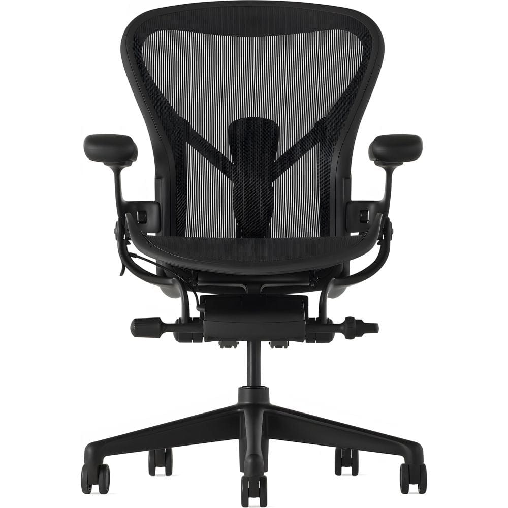 Ghế công thái học Herman Miller Aeron Remastered - Đen Onyx - Hàng xách tay.