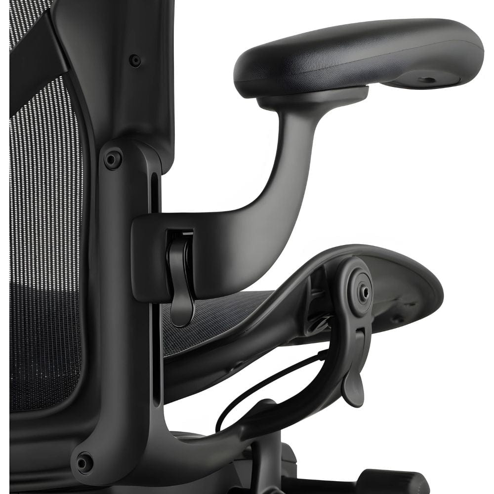 Ghế công thái học Herman Miller Aeron Remastered - Đen Onyx - Hàng xách tay