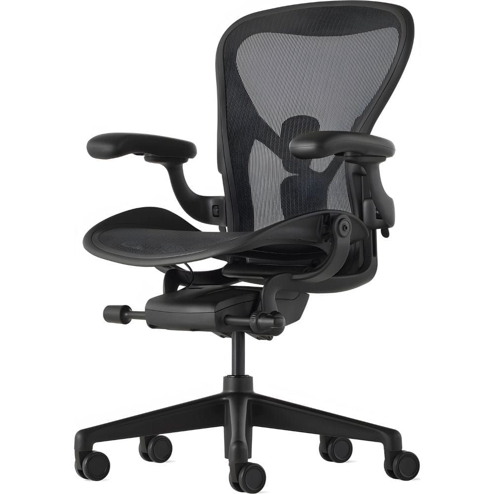 Ghế công thái học Herman Miller Aeron Remastered - Đen Onyx - Hàng xách tay